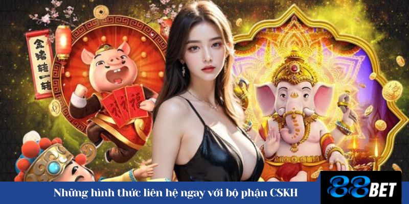 Những hình thức liên hệ ngay với bộ phận CSKH 