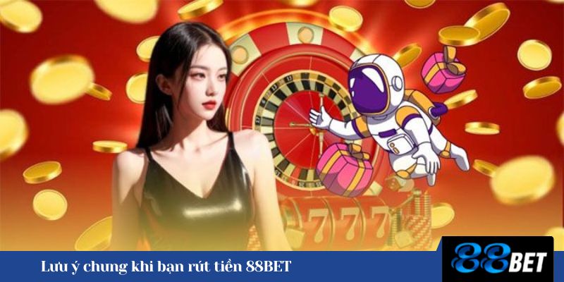 Lưu ý chung khi bạn rút tiền 88BET 